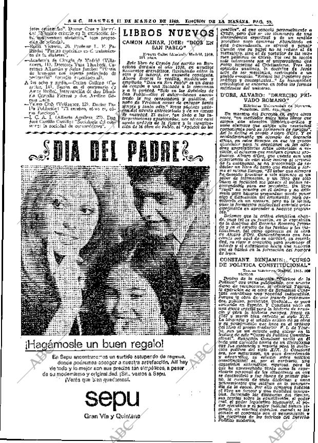 ABC MADRID 11-03-1969 página 81