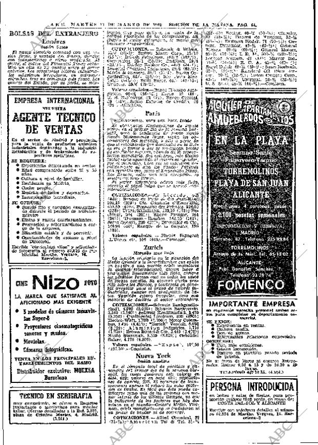 ABC MADRID 11-03-1969 página 86