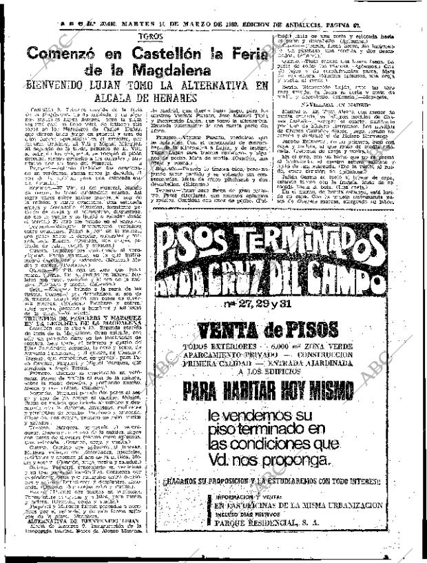 ABC SEVILLA 11-03-1969 página 61