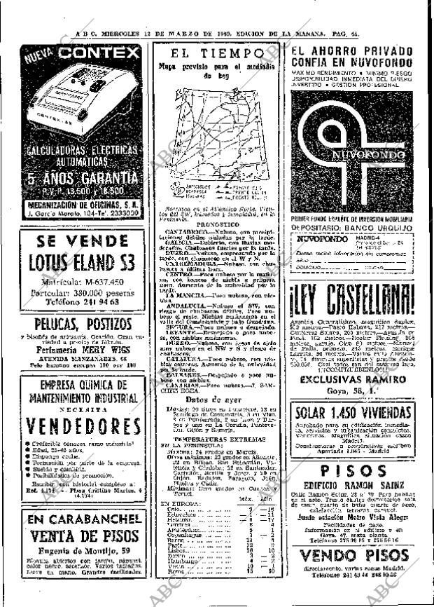 ABC MADRID 12-03-1969 página 62