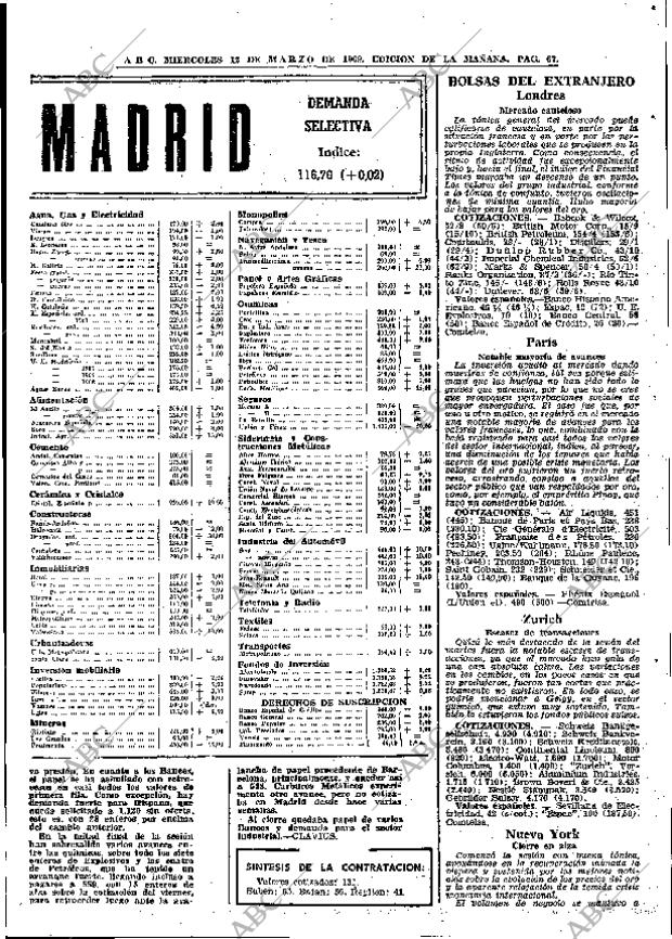 ABC MADRID 12-03-1969 página 85