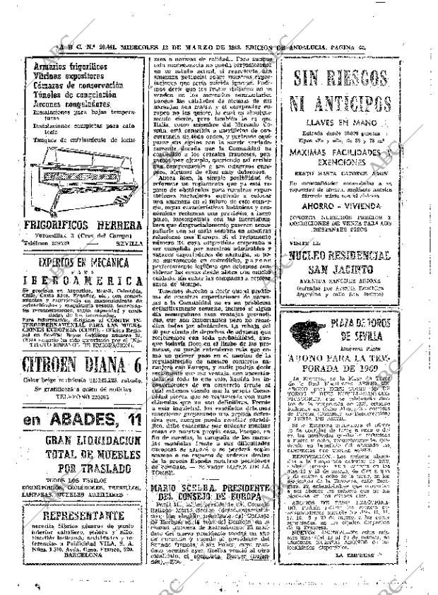 ABC SEVILLA 12-03-1969 página 40