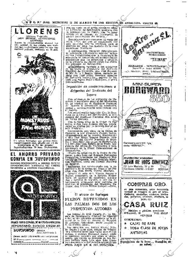 ABC SEVILLA 12-03-1969 página 42