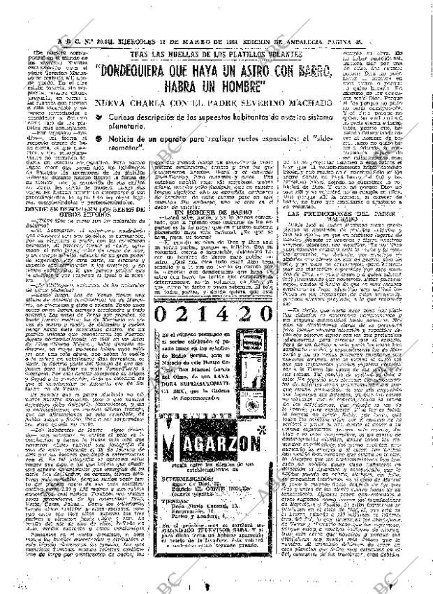 ABC SEVILLA 12-03-1969 página 45