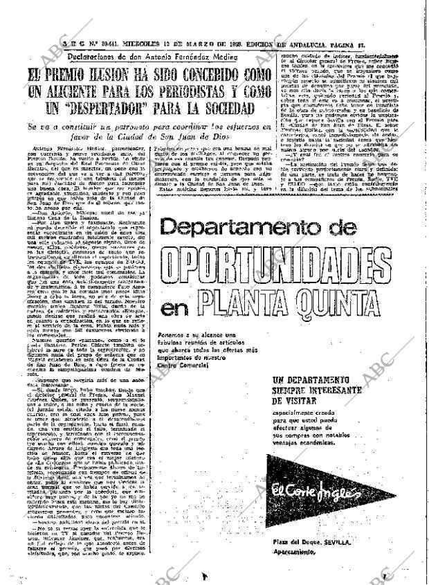 ABC SEVILLA 12-03-1969 página 47