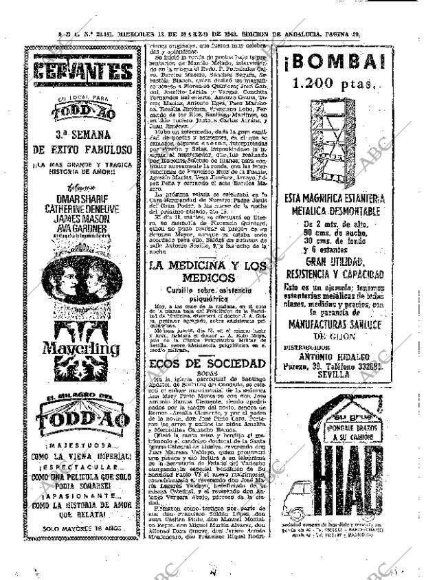 ABC SEVILLA 12-03-1969 página 50