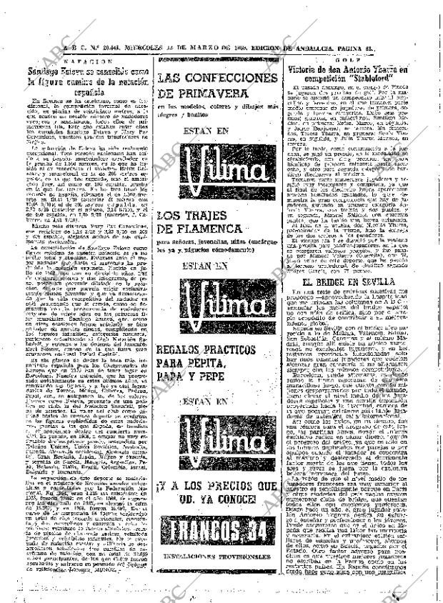 ABC SEVILLA 12-03-1969 página 63