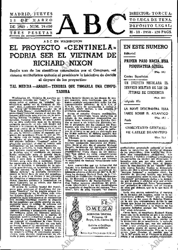 ABC MADRID 13-03-1969 página 31