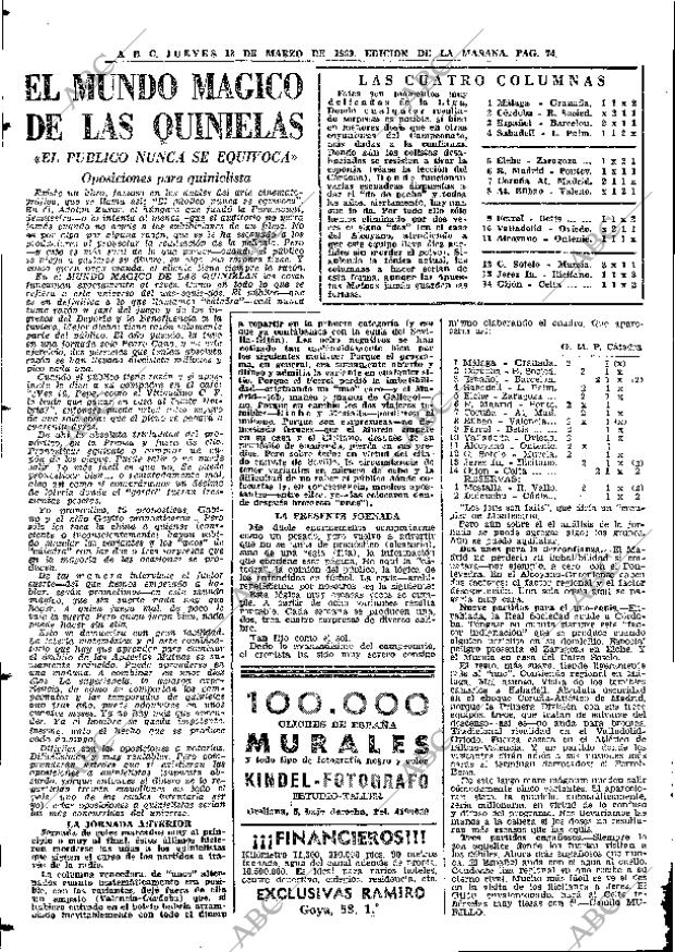 ABC MADRID 13-03-1969 página 88