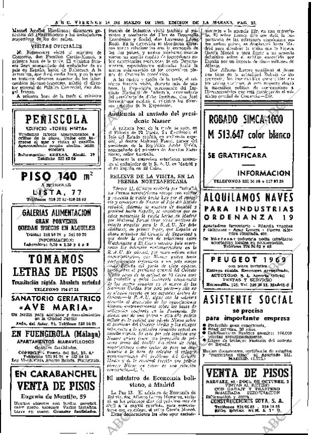 ABC MADRID 14-03-1969 página 42