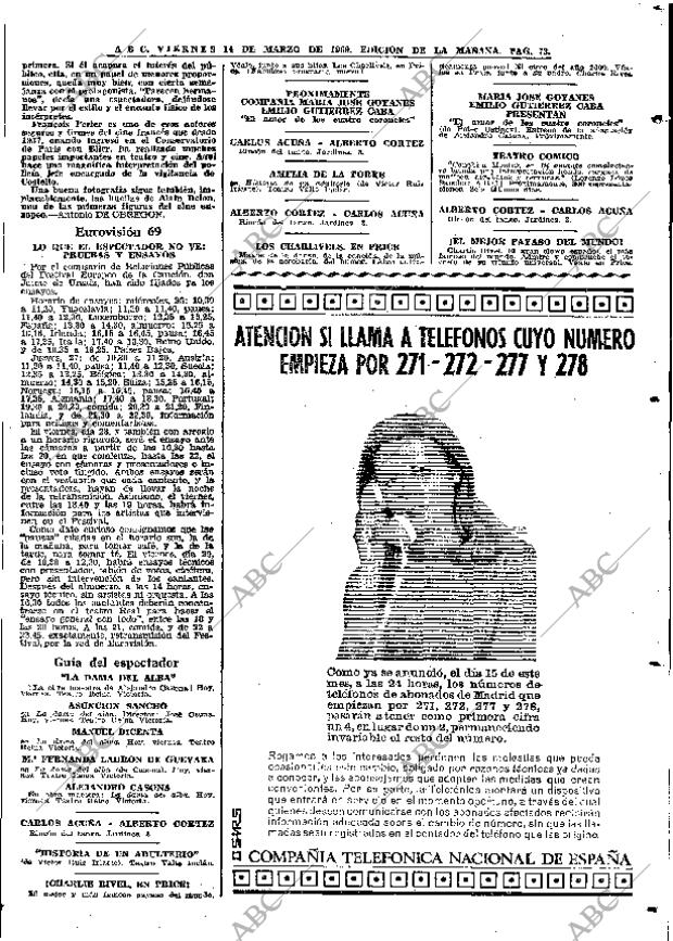ABC MADRID 14-03-1969 página 87