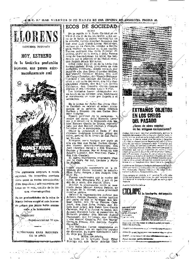 ABC SEVILLA 14-03-1969 página 46