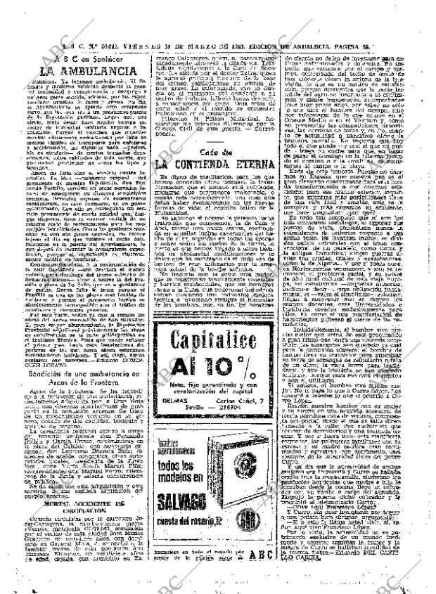 ABC SEVILLA 14-03-1969 página 50