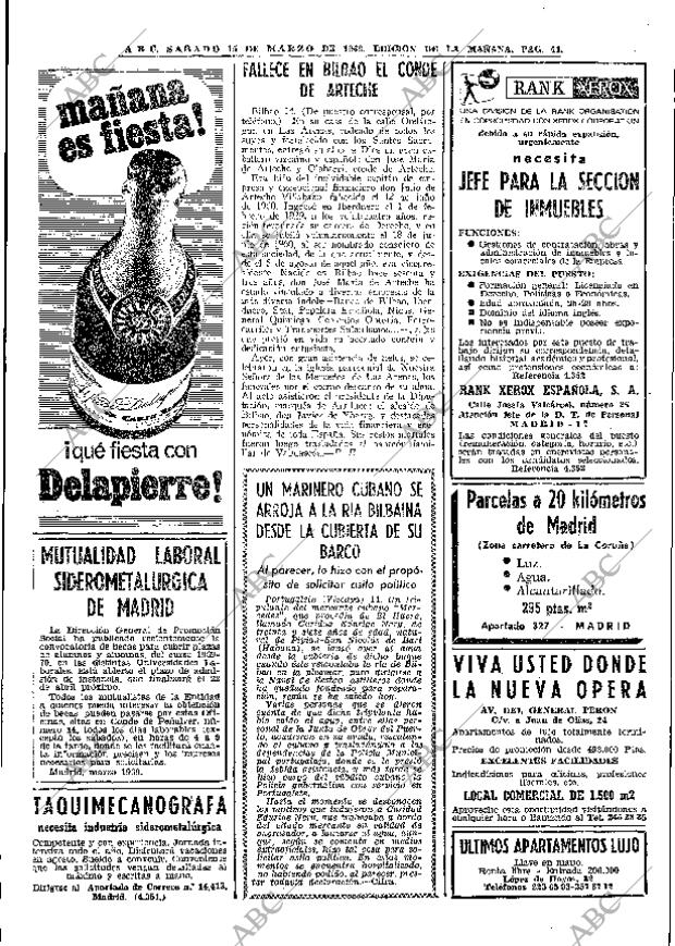 ABC MADRID 15-03-1969 página 66