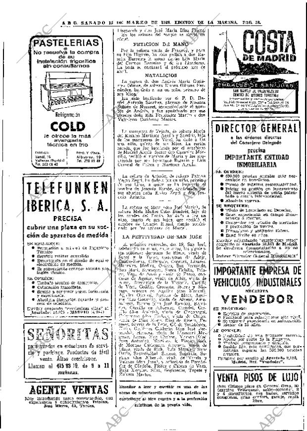 ABC MADRID 15-03-1969 página 80