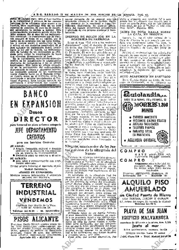 ABC MADRID 15-03-1969 página 84