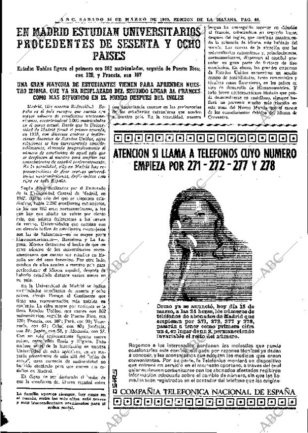 ABC MADRID 15-03-1969 página 87