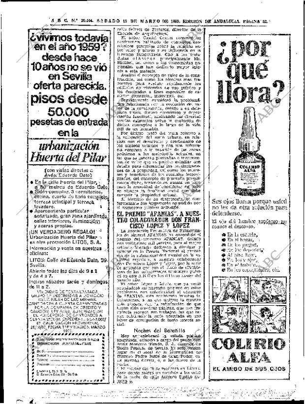 ABC SEVILLA 15-03-1969 página 52