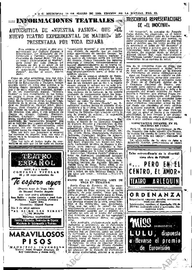 ABC MADRID 19-03-1969 página 101
