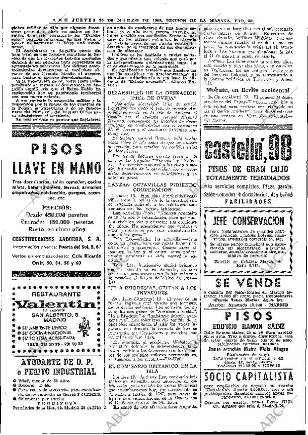 ABC MADRID 20-03-1969 página 34