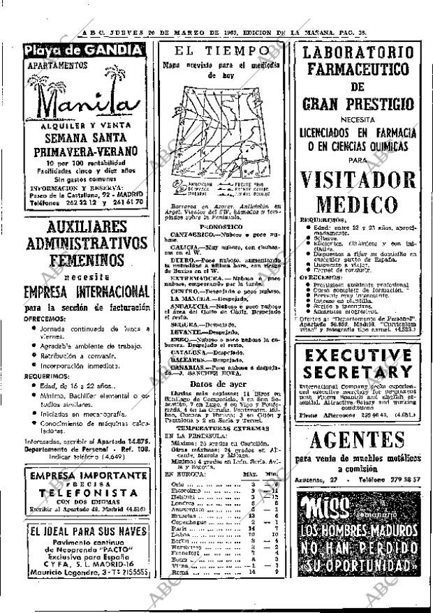 ABC MADRID 20-03-1969 página 52