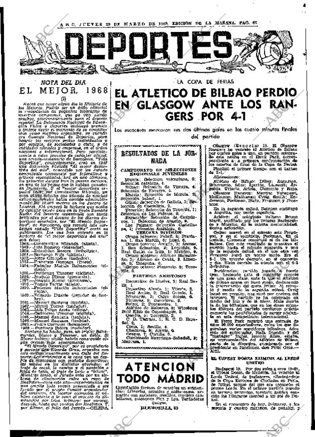 ABC MADRID 20-03-1969 página 77