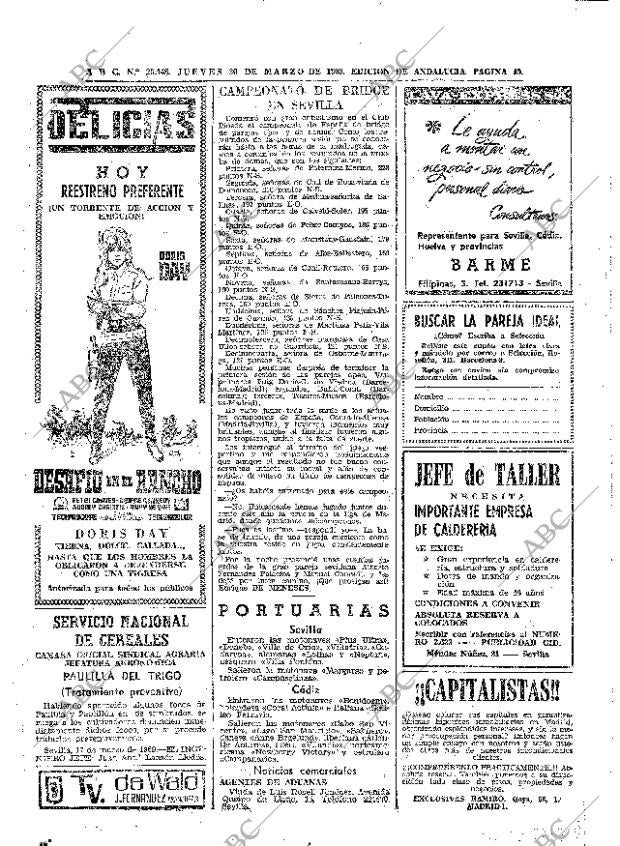 ABC SEVILLA 20-03-1969 página 40