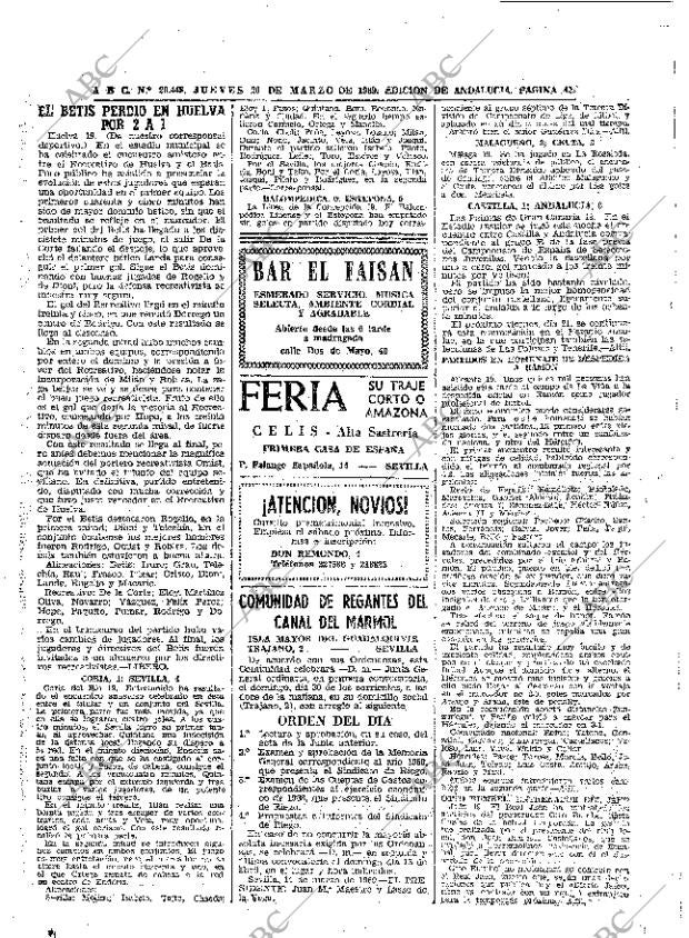 ABC SEVILLA 20-03-1969 página 42