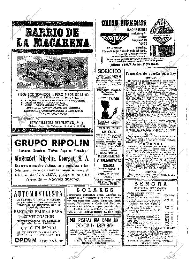 ABC SEVILLA 20-03-1969 página 58