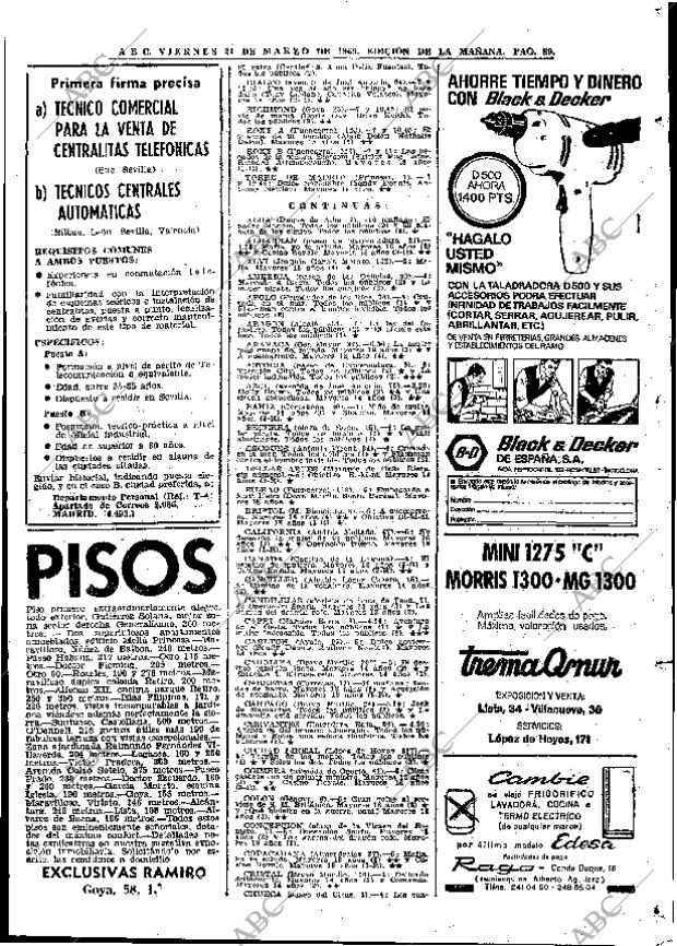 ABC MADRID 21-03-1969 página 107