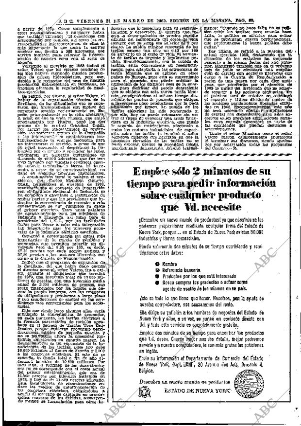ABC MADRID 21-03-1969 página 87
