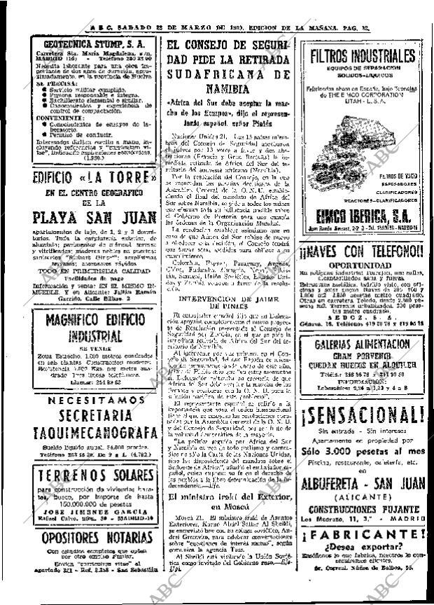 ABC MADRID 22-03-1969 página 50