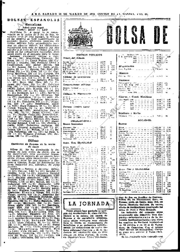 ABC MADRID 22-03-1969 página 84