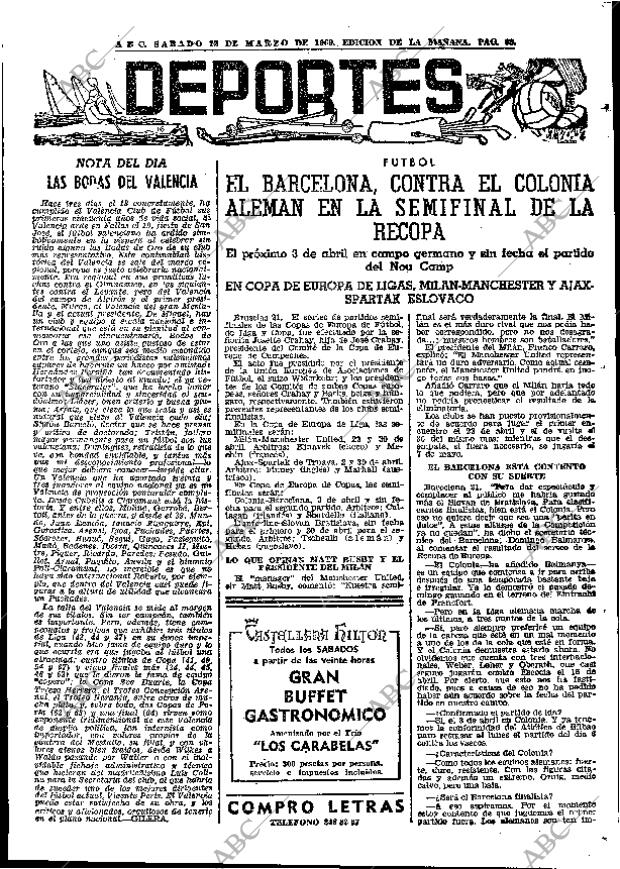 ABC MADRID 22-03-1969 página 87