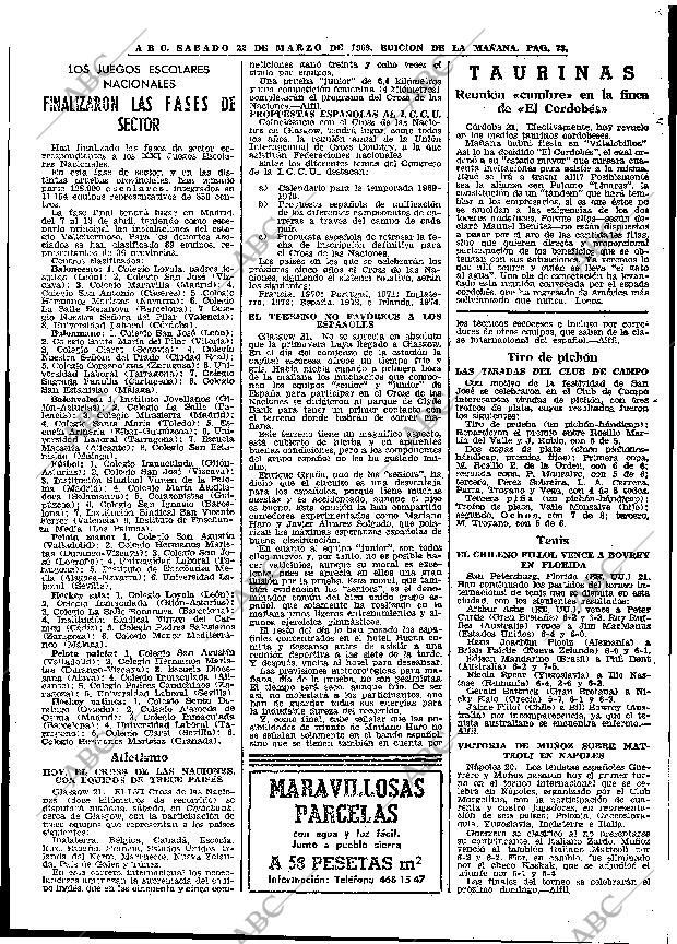 ABC MADRID 22-03-1969 página 91