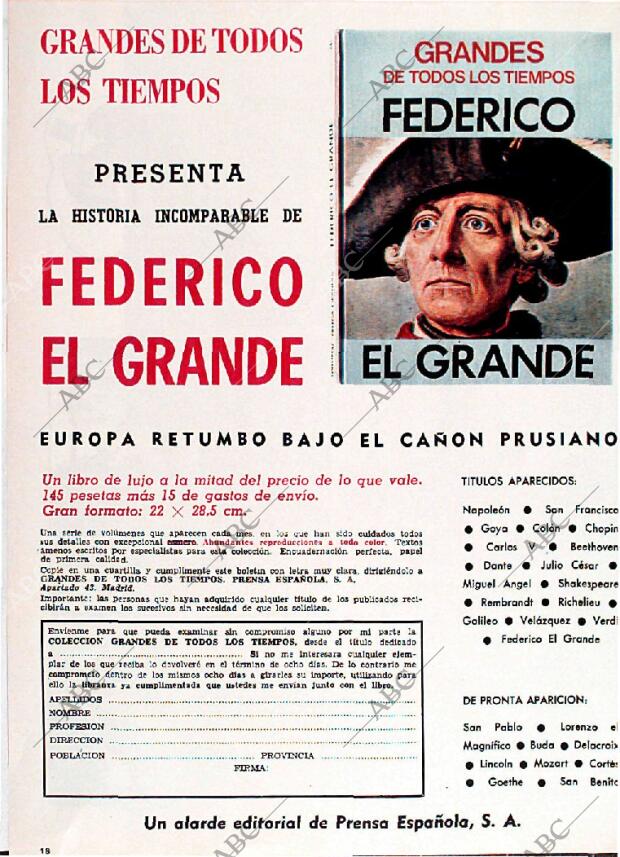 BLANCO Y NEGRO MADRID 22-03-1969 página 18