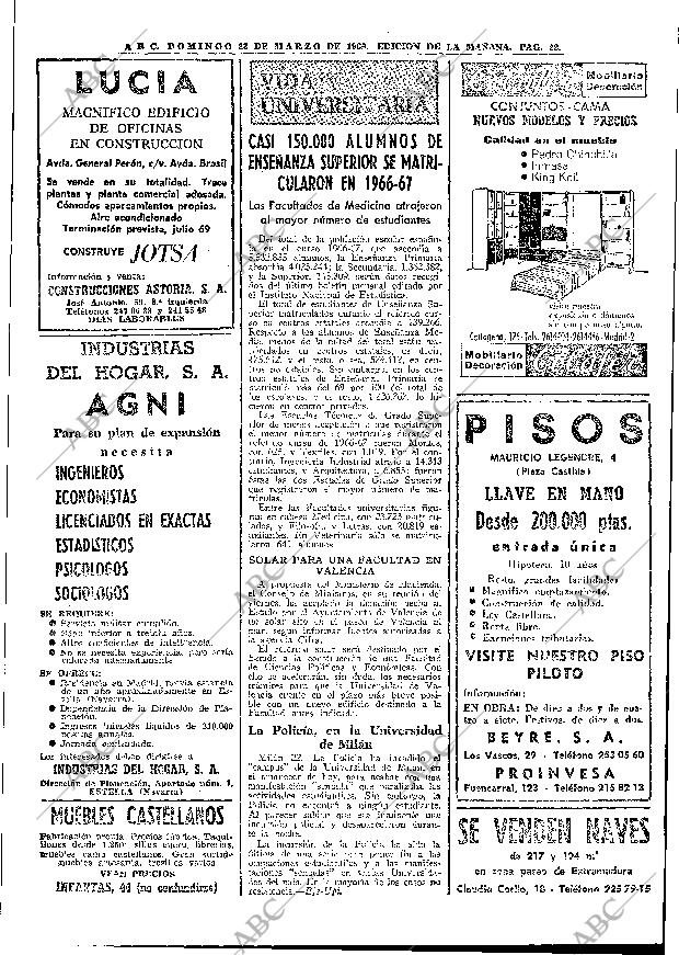 ABC MADRID 23-03-1969 página 32