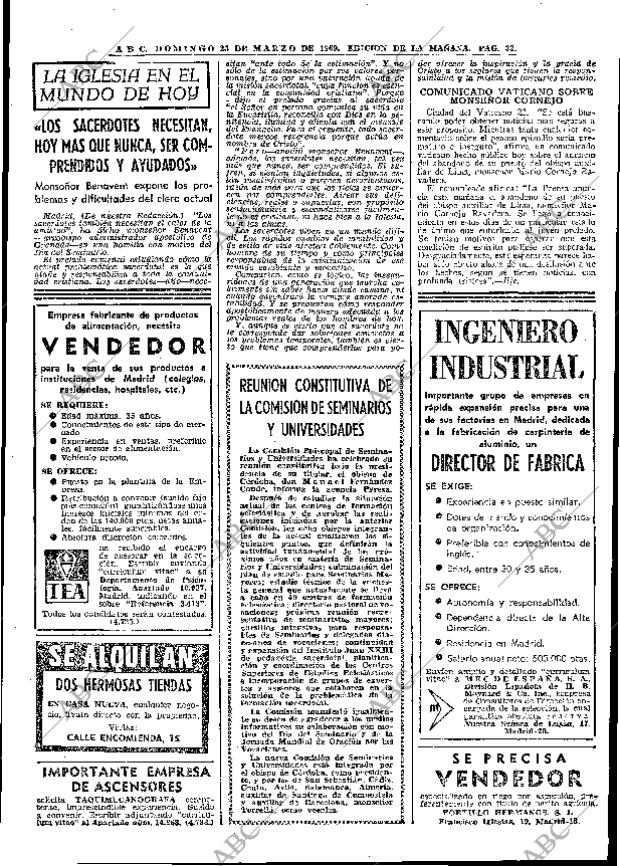 ABC MADRID 23-03-1969 página 42