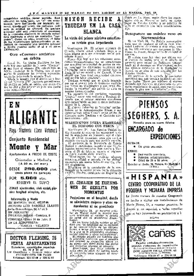 ABC MADRID 25-03-1969 página 34