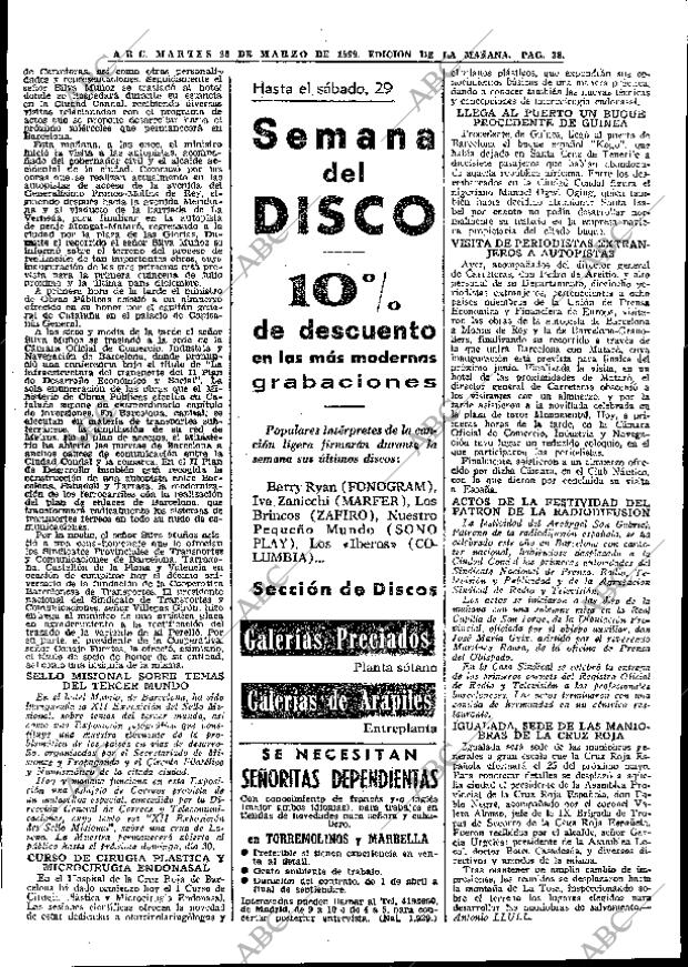 ABC MADRID 25-03-1969 página 52