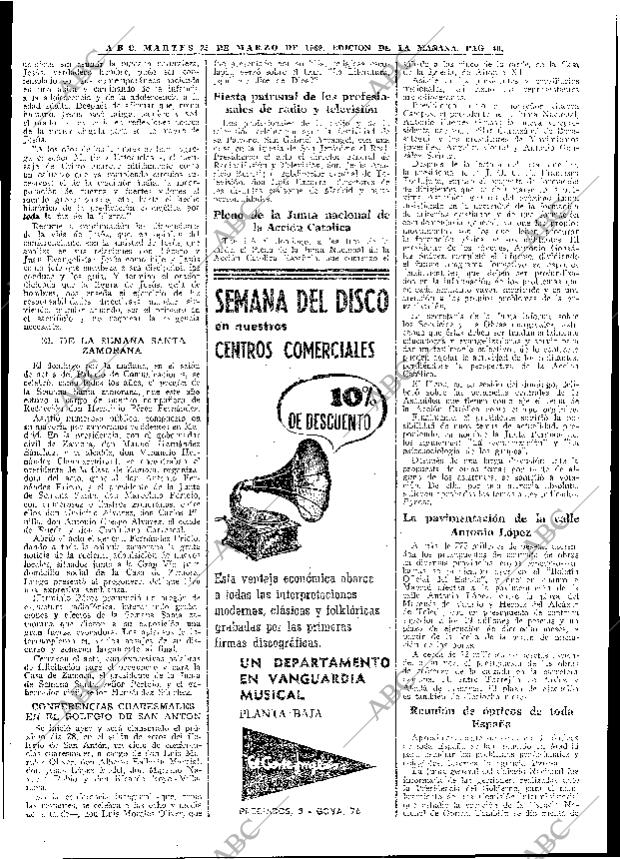 ABC MADRID 25-03-1969 página 54