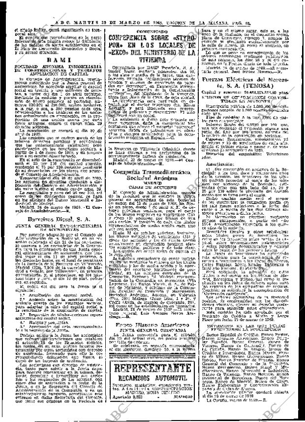 ABC MADRID 25-03-1969 página 66