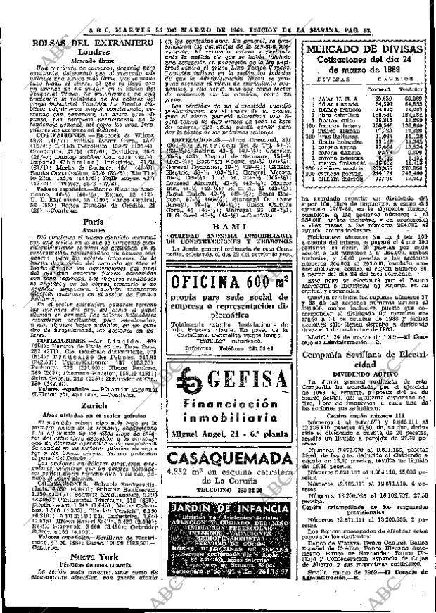 ABC MADRID 25-03-1969 página 67