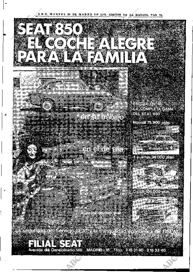 ABC MADRID 25-03-1969 página 86