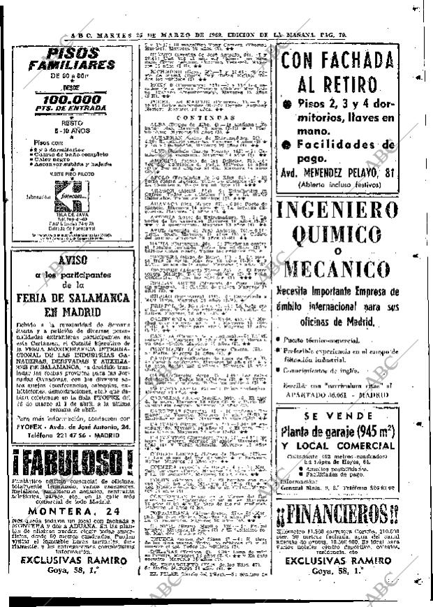 ABC MADRID 25-03-1969 página 93