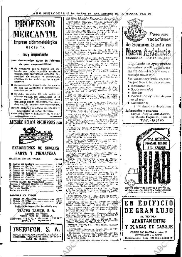 ABC MADRID 26-03-1969 página 112