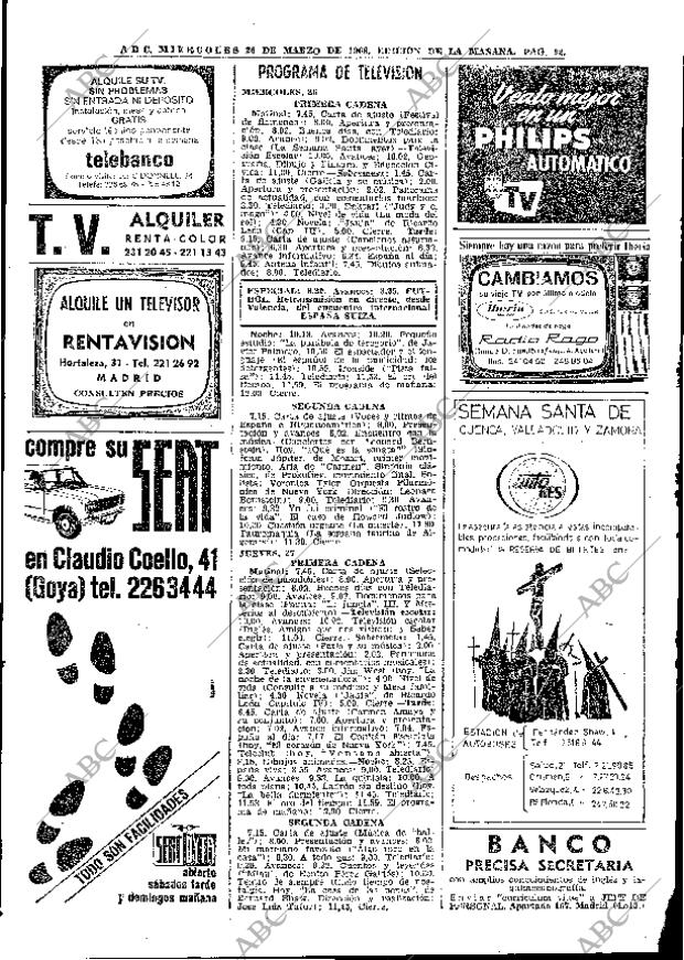 ABC MADRID 26-03-1969 página 114