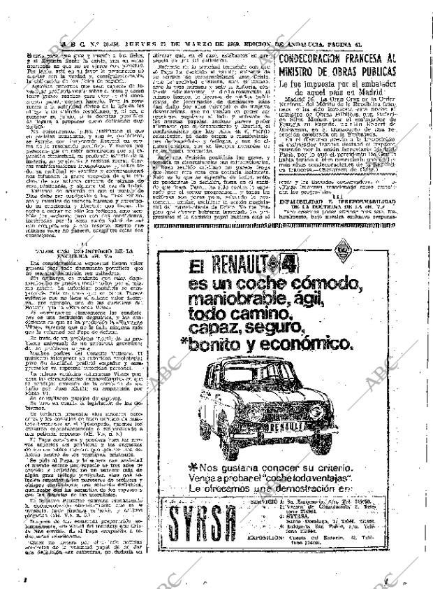 ABC SEVILLA 27-03-1969 página 41