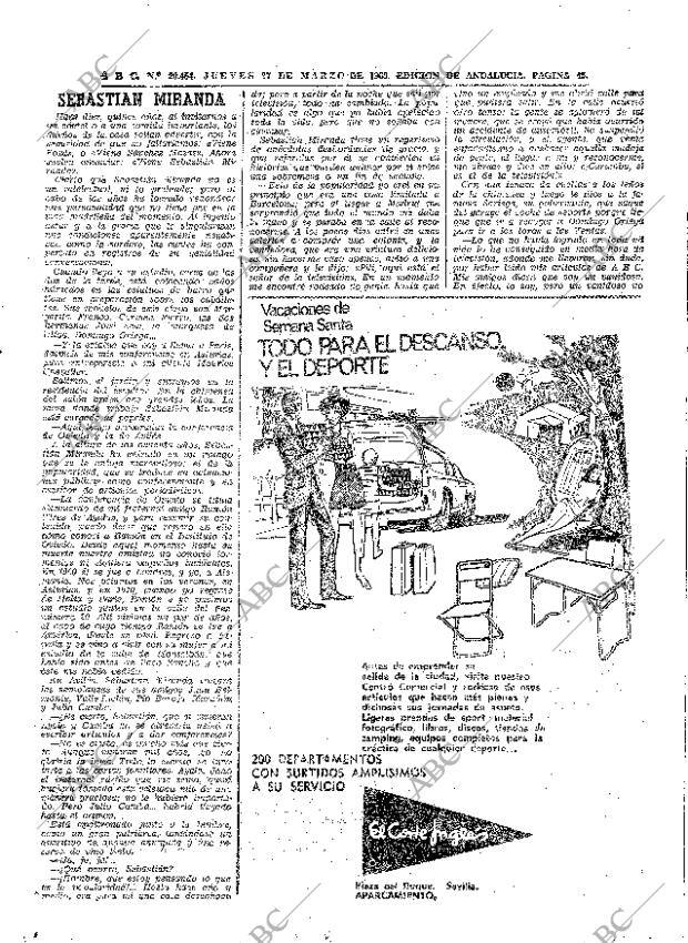 ABC SEVILLA 27-03-1969 página 45