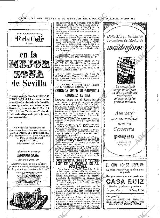 ABC SEVILLA 27-03-1969 página 46